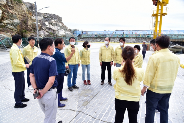 태풍 힌남노 피해 현장 확인