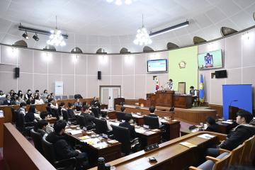 거제시의회 학생모의의회